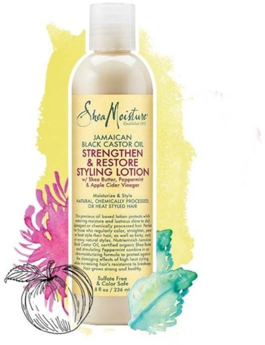 Shea Moisture Jamaican Black Castor Oil - Strengthen & Restore Styling Lotion - 237 ml