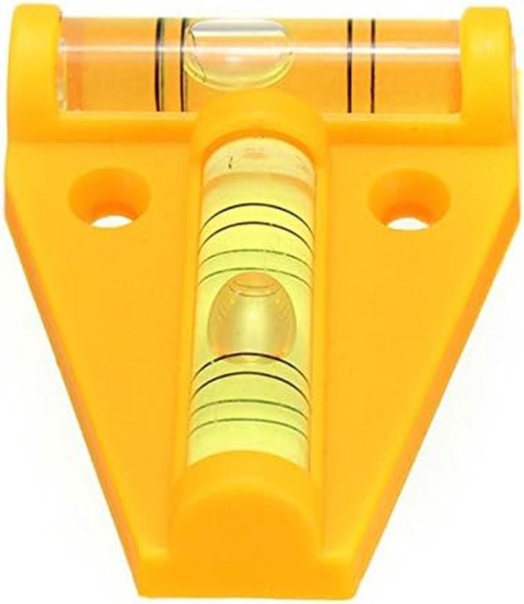Mini T-vorm Waterpas voor Caravan, Camper en Tafel