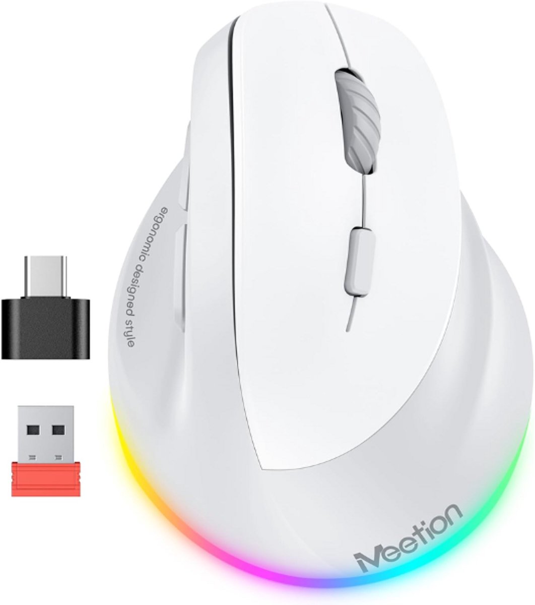 Meetion BTM010R - Ergonomische Draadloze Muis