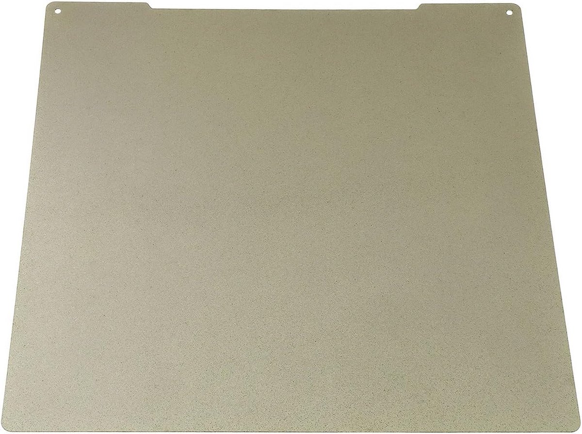 Dubbelzijdige PEI Bouwplaat voor 3D-printer 254 x 241 mm Verenstaal Goud