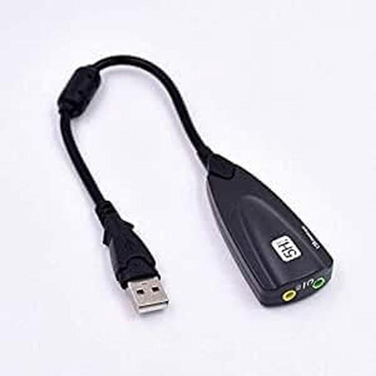 Externe USB Geluidskaart voor Headset en Koptelefoon met Hoge Kwaliteit Audio