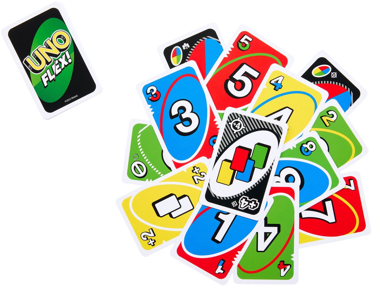 Mattel Games UNO Flex Kaartspel — afbeelding 9