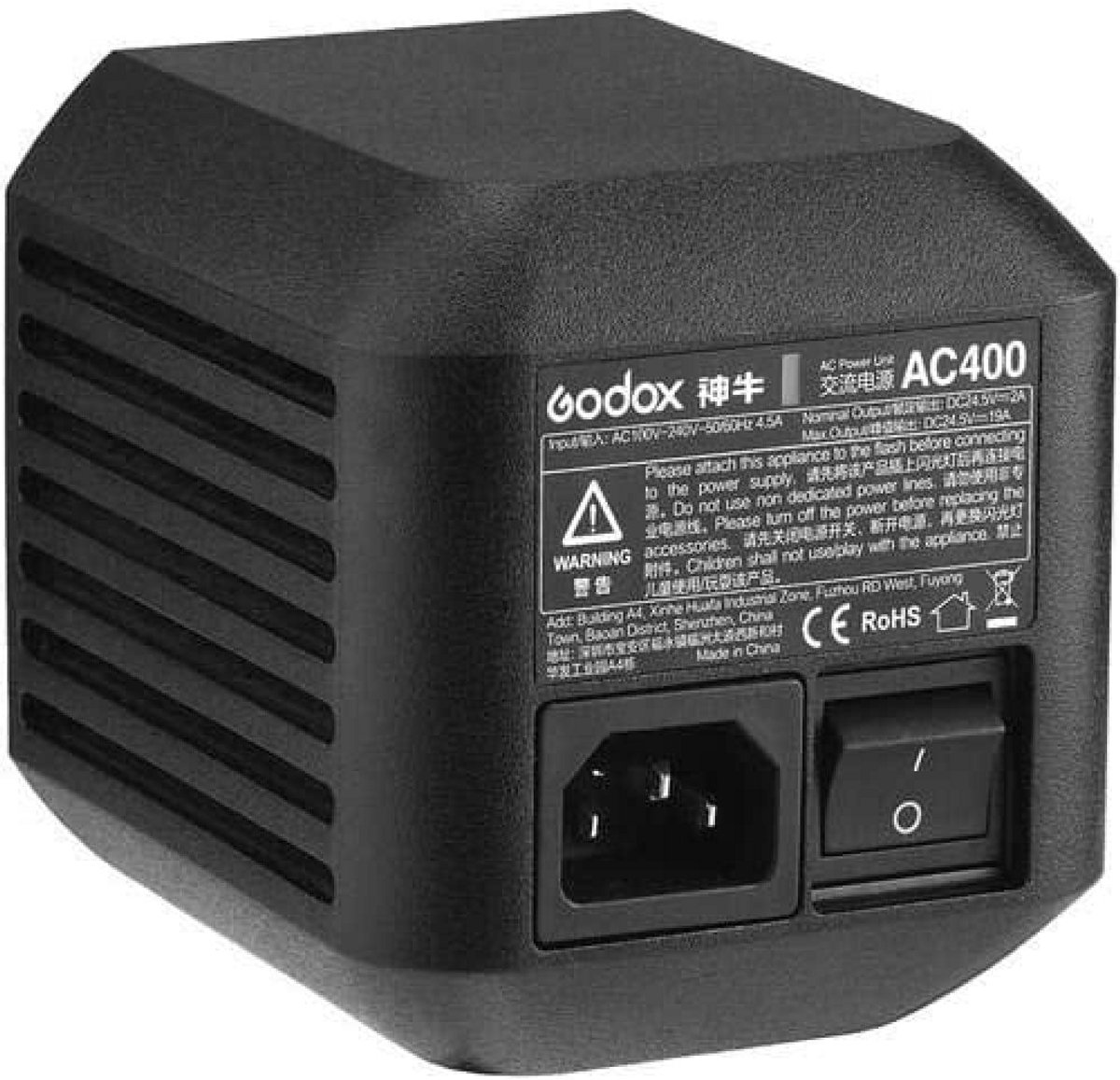 AC-adapter voor krachtige flitser met AD400 Pro compatibiliteit