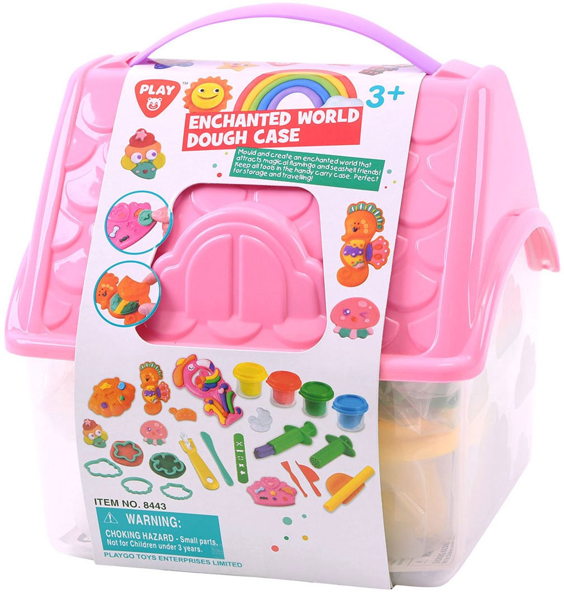 Play fantasiewereld kleiset boetseerklei opbergdoos 4 kleuren kind.