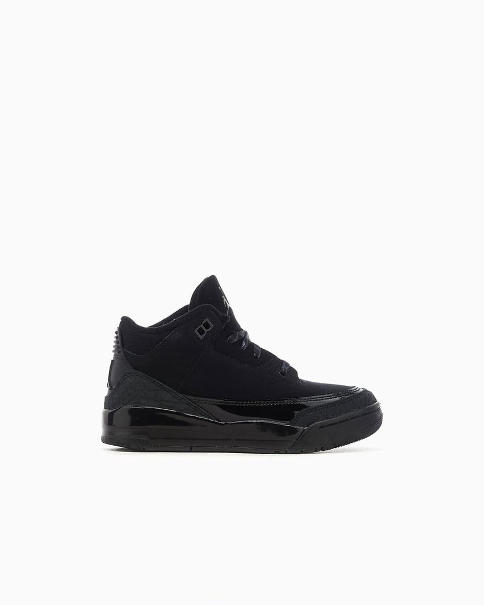 Nike Jordan 3 Retro Kinderschoen Sneaker – Kids Doos zonder Deksel Zwart