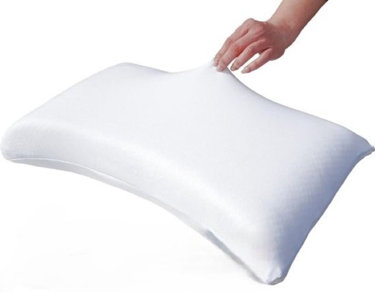 Mahoton - Stretchcomfort - Kussensloop - wit - set van 2 stuks
