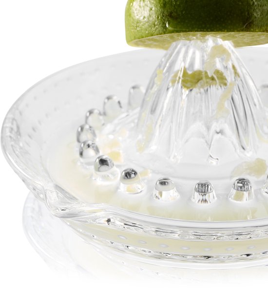 GEFU JURADO Citrus Pers - Handmatige citruspers - Met geïntegreerde zeef - Glas van Gefu — afbeelding 3