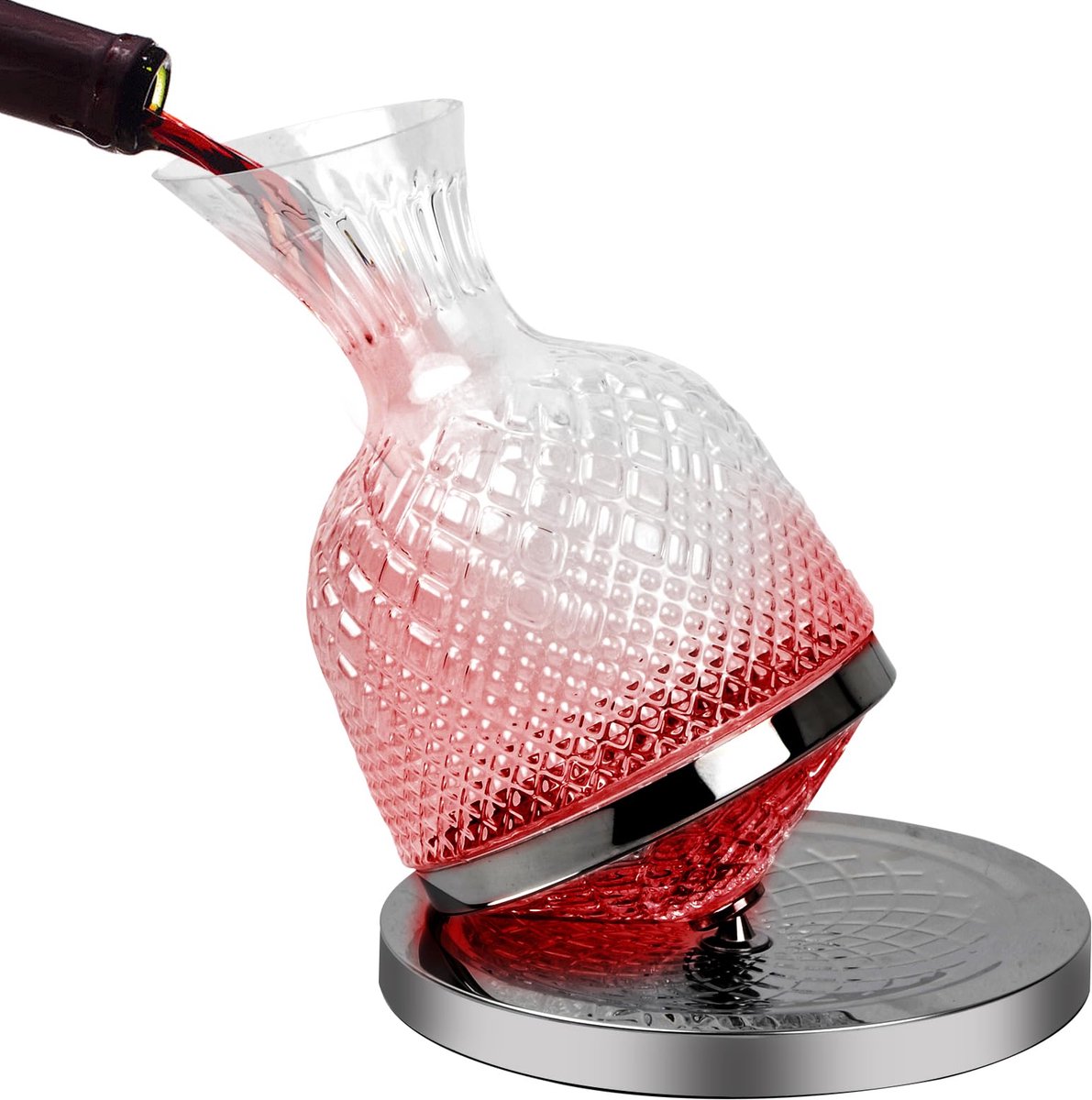 Wijnkaraf - 360° Rotatie - 1500 ml Capaciteit