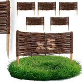 KADAX Palissade de Jardin Bordure en Bois 185cm - Jardin