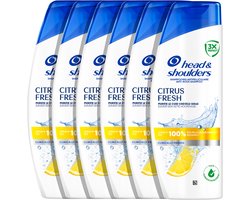 Head & Shoulders Citrus Fresh Anti-Roos Shampoo - 6 x 250ml