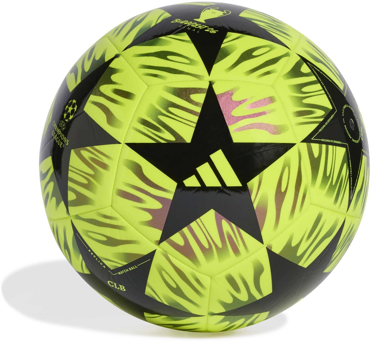 Adidas bal Champions League ZE geel - Maat 3