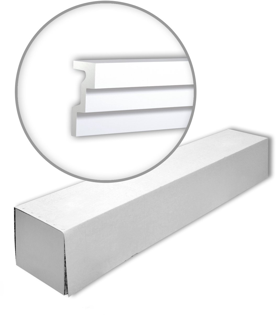 Profhome 150262 1 doos 8 stukken Kroonlijst 16 m