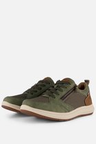 Rieker Sneakers groen Synthetisch - Heren - Maat 43