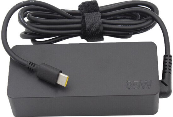 Lenovo 65W USB-C laptop oplader ada...