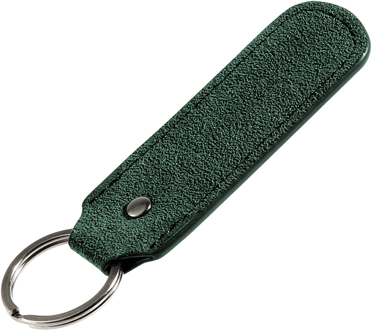 Alcanluxury Alcantara sleutelhanger - Midnight Green