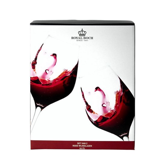 cruise Lijkt op donker Royal Boch Glas Rode Wijnglazen 64cl - Set van 2 | bol.com