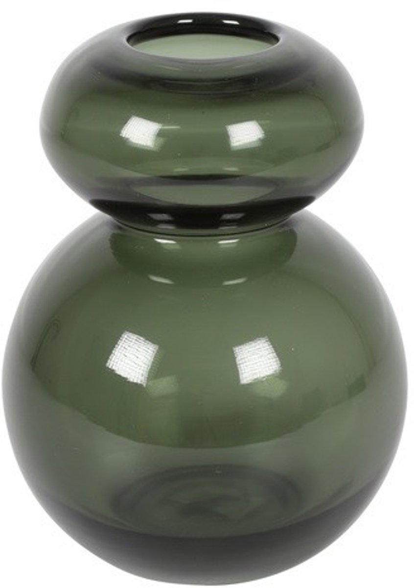 Decostar - Vaas - Glaswerk - Groen - Bollen - D19 H21