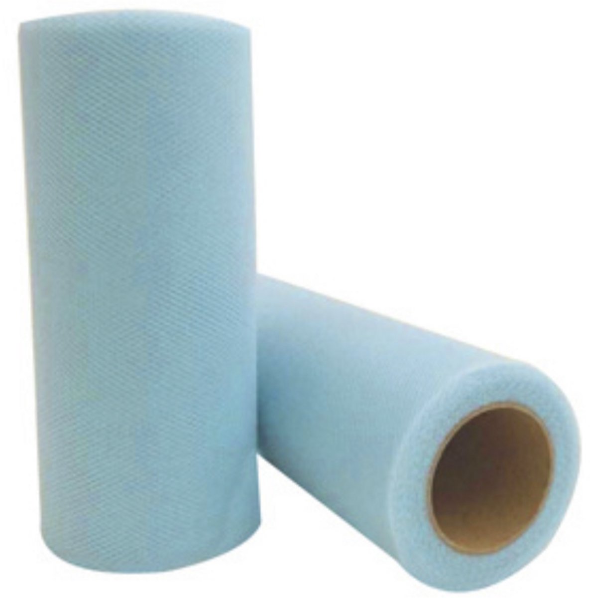Poeder blauwe tule - 22,8 meter