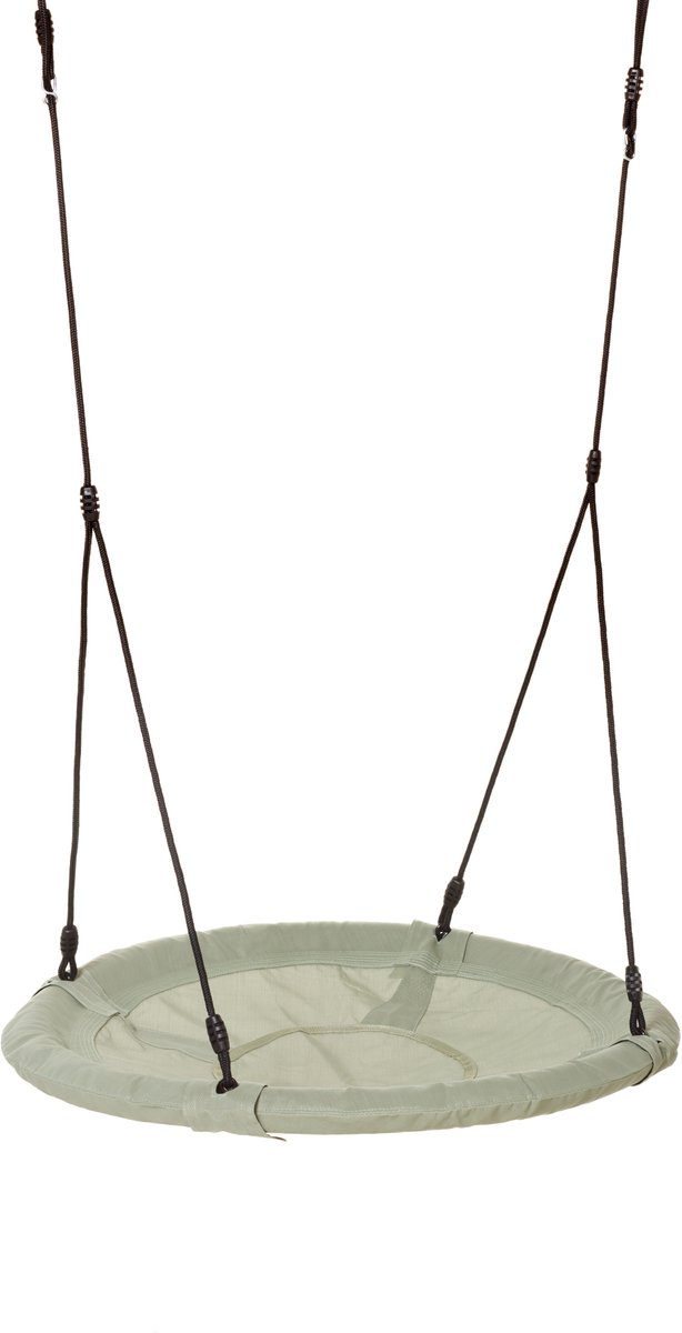 Nestschommel rond Pastelgroen Ø100 cm