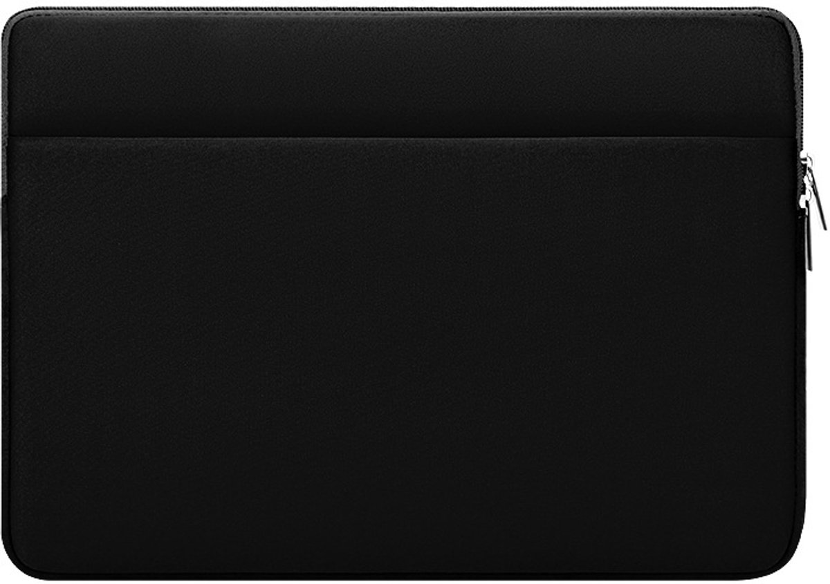 Laptoptas - geschikt voor 13-inch laptops - met voorvak - zwart