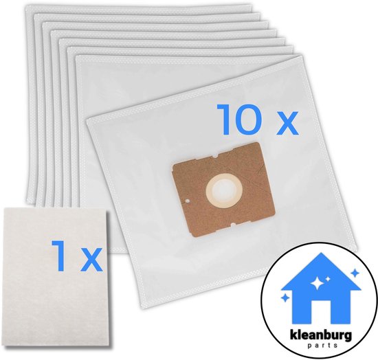 Kleanburg® - Inventum - Tomado - Princess - PH95 - Stofzuigerzakken - 10 stuks