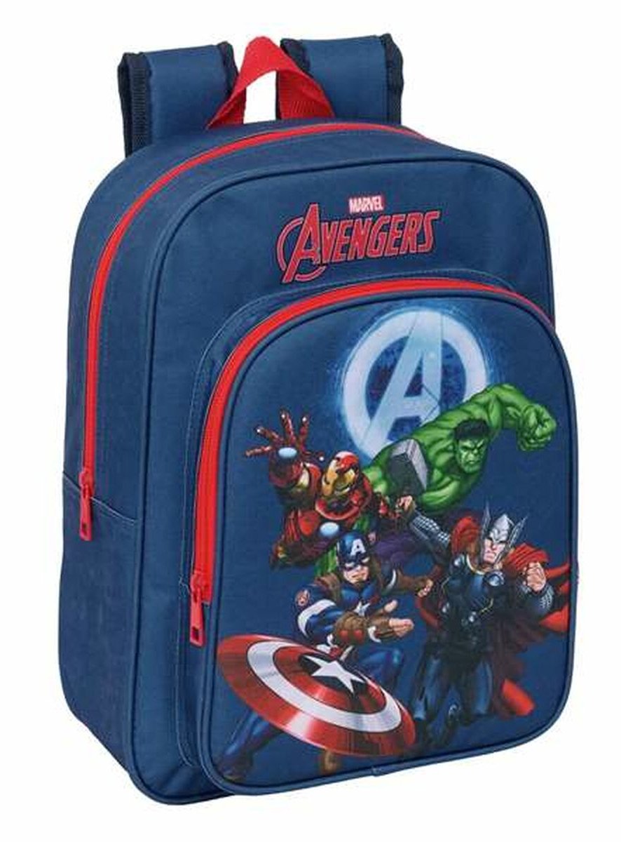Schoolrugzak The Avengers Marineblauw 26 x 34 x 11 cm