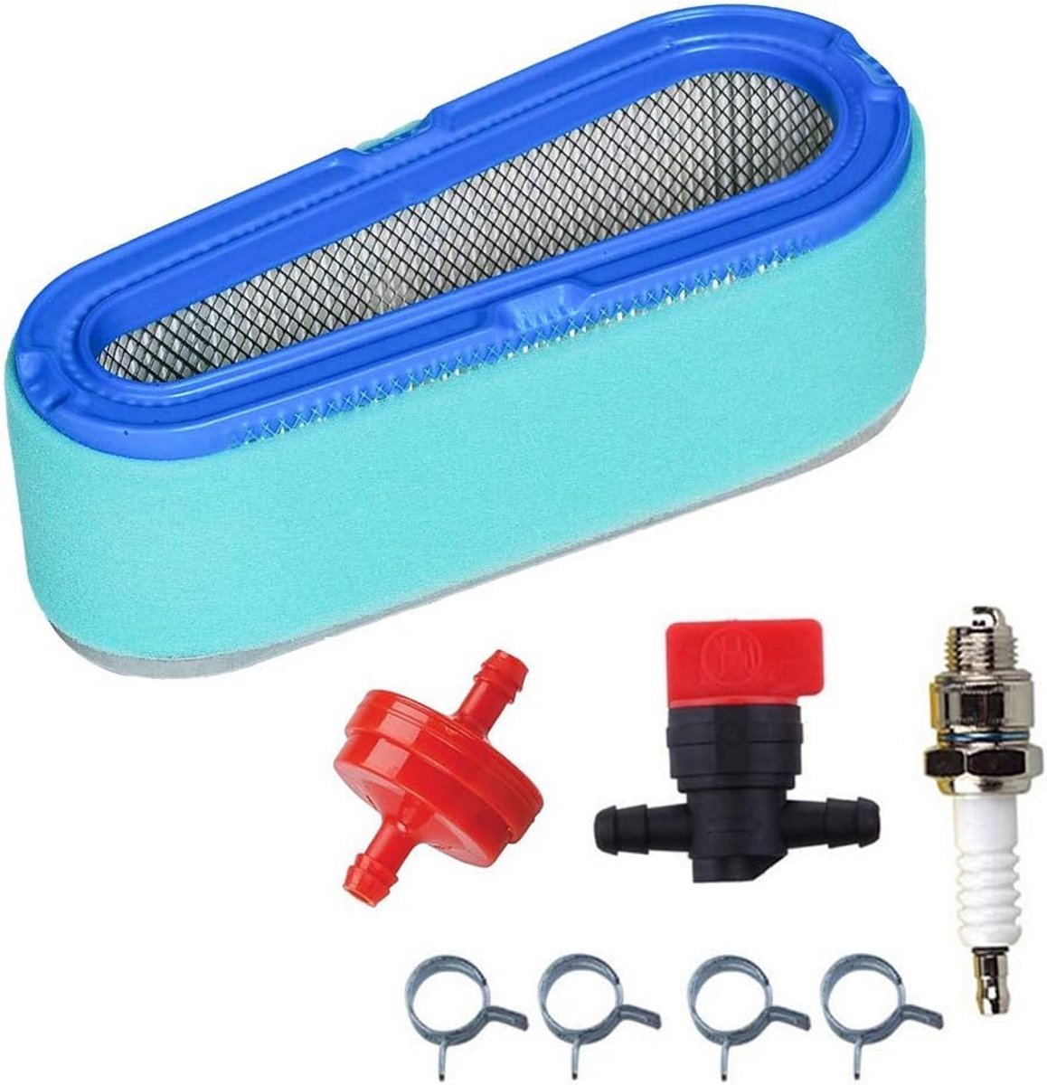 Complete Onderhoudsset Luchtfilter Brandstoffilter Bougie voor 8.5-11.5 PK Verticale Motoren