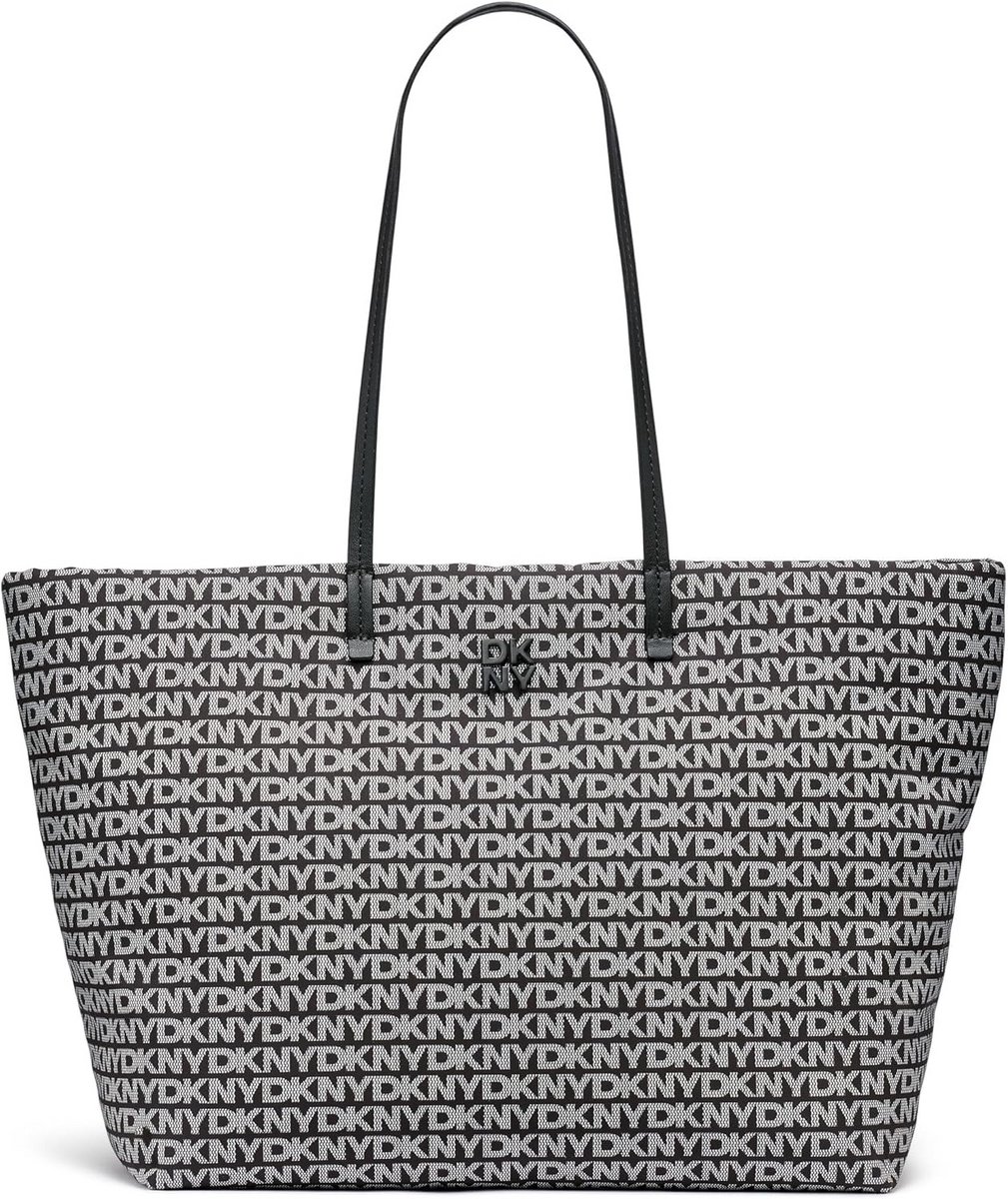 Grote Dames Tote Bag Zwart Duurzaam Neopreen Geschikt voor Laptop en Werk
