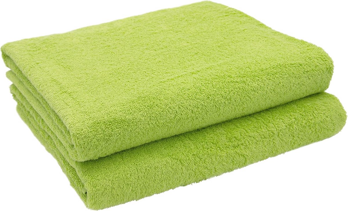 2-delige Set Badmatten en Saunahanddoeken 100x150 cm - Extra Zacht Absorberend Katoen