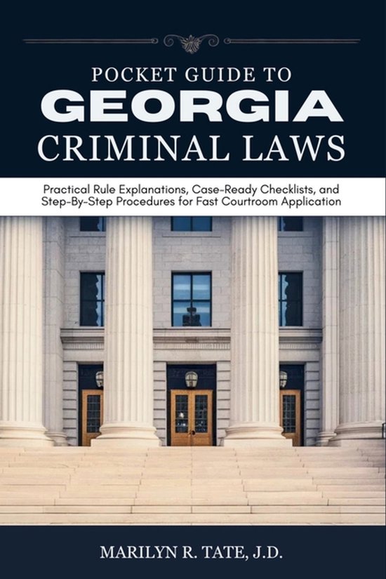 Pocket Guide to Georgia Criminal Laws - cover