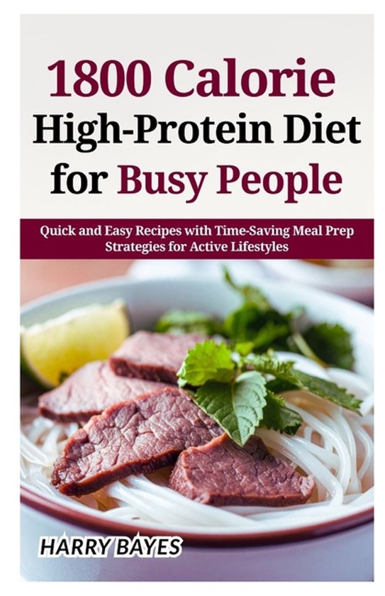 1800 Calorie High-Protein Diet for Busy People - cover