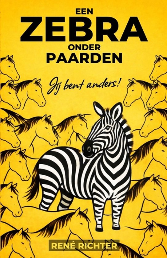 Een zebra onder paarden - cover