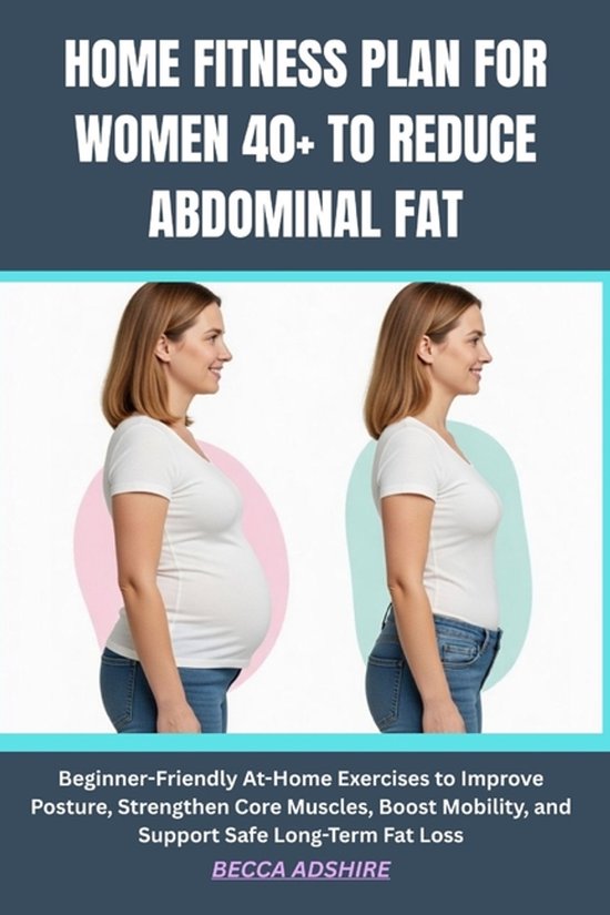 Home Fitness Plan for Women 40+ to Reduce Abdominal Fat - cover