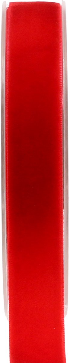 Fluwelen lint rood 20mm 10m