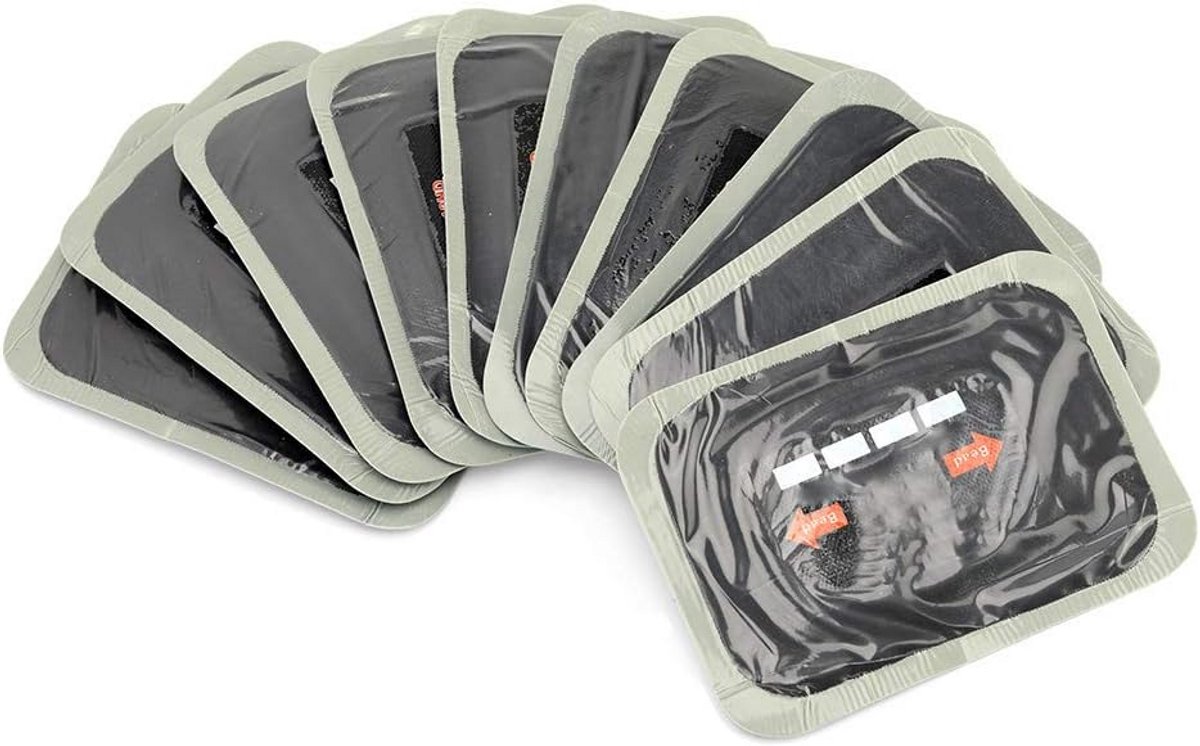 10x Grote Bandenreparatie Patches voor Vrachtwagen en Auto - Tubeless Herstelset