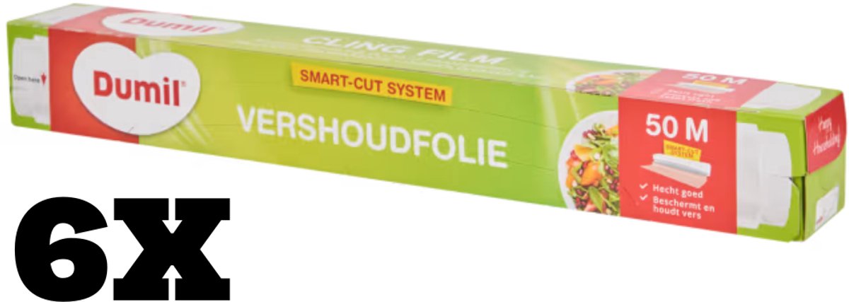 Dumil Vershoudfolie - 29 cm - 50 meter - 6 rollen