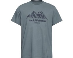 Jack Wolfskin CAREFREE T M Heren Outdoorshirt-grey odessa