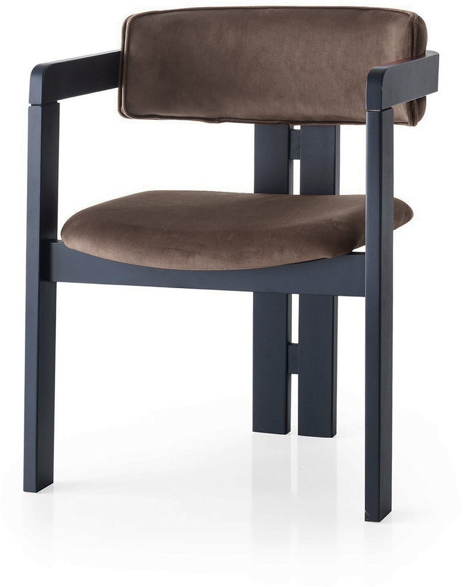 Skye Decor , Stoel, CO - 022, Hout, Zwart & Bruin, 58 x 49 x 76 cm