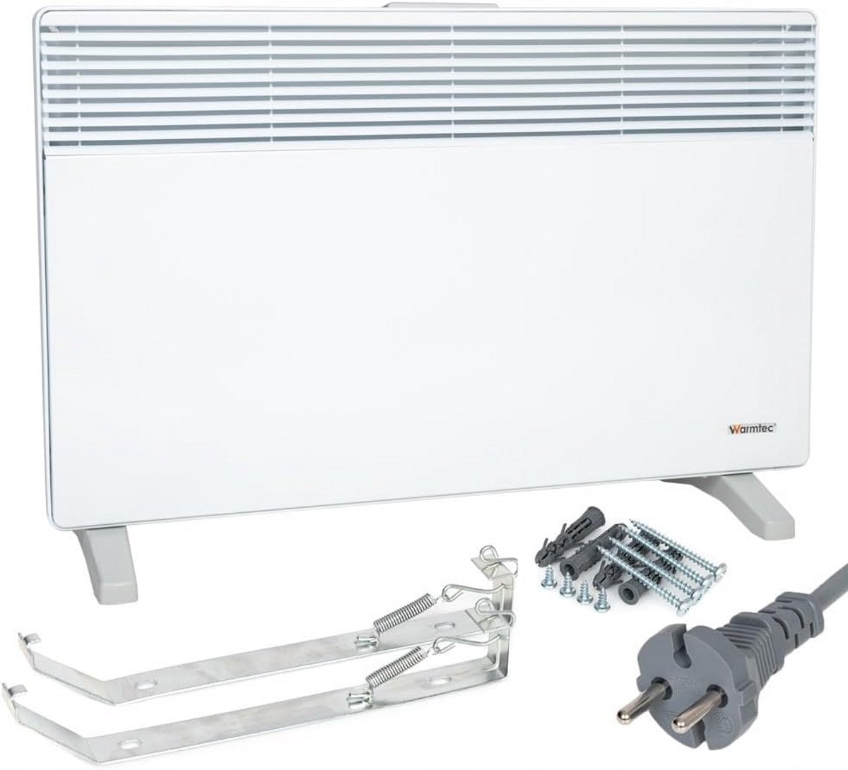 Elektrische Wandconvector 2000W - Zuinige Verwarming met Thermostaat