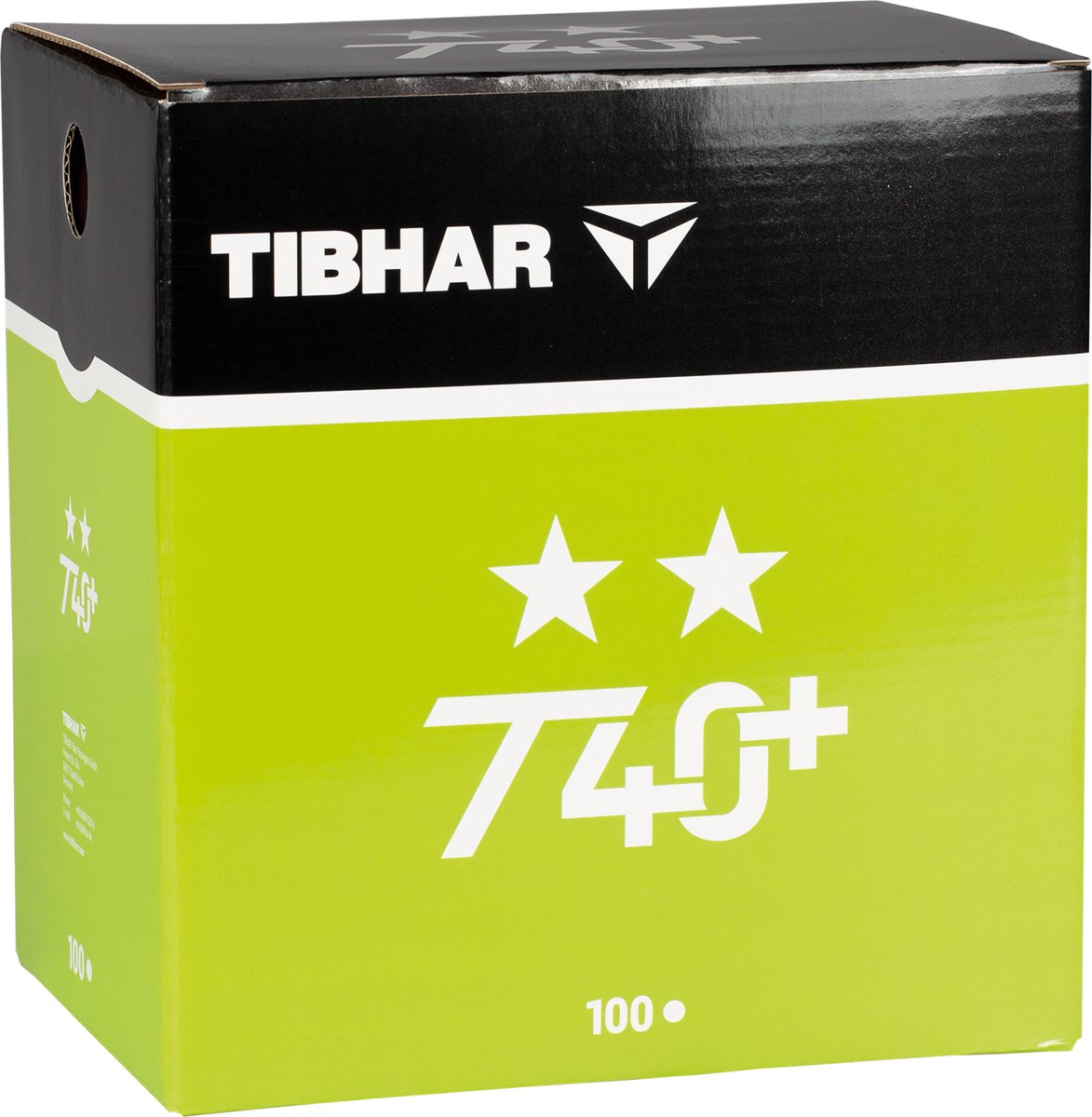 Tibhar Tafeltennisballen T40 Training box van 100 - 2* - Wit - Ping Pong Ballen