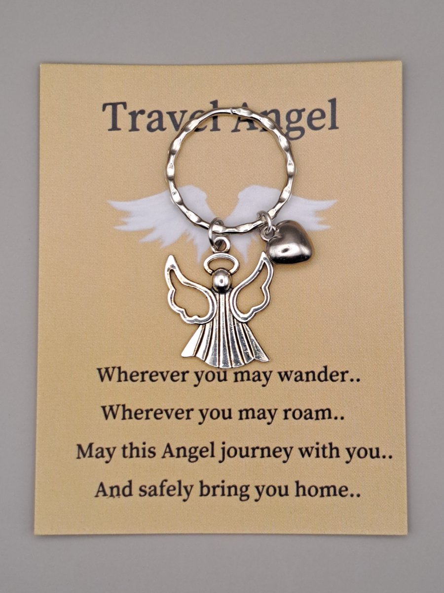 Geluksengel - Guardian Angel - Travel Angel - een Engeltje voor jou - Tashanger - Beschermengel - Geluksengeltjes - Beschermengeltje - Gelukspoppetje