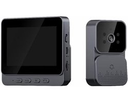 Slimme Video Deurbel met Camera- met Scherm – Videofoon – Videodeurbel met 4.3 Inch Monitor & Display – Deurbellen met Camera ,Doorbell,Waterdicht,Nachtzicht