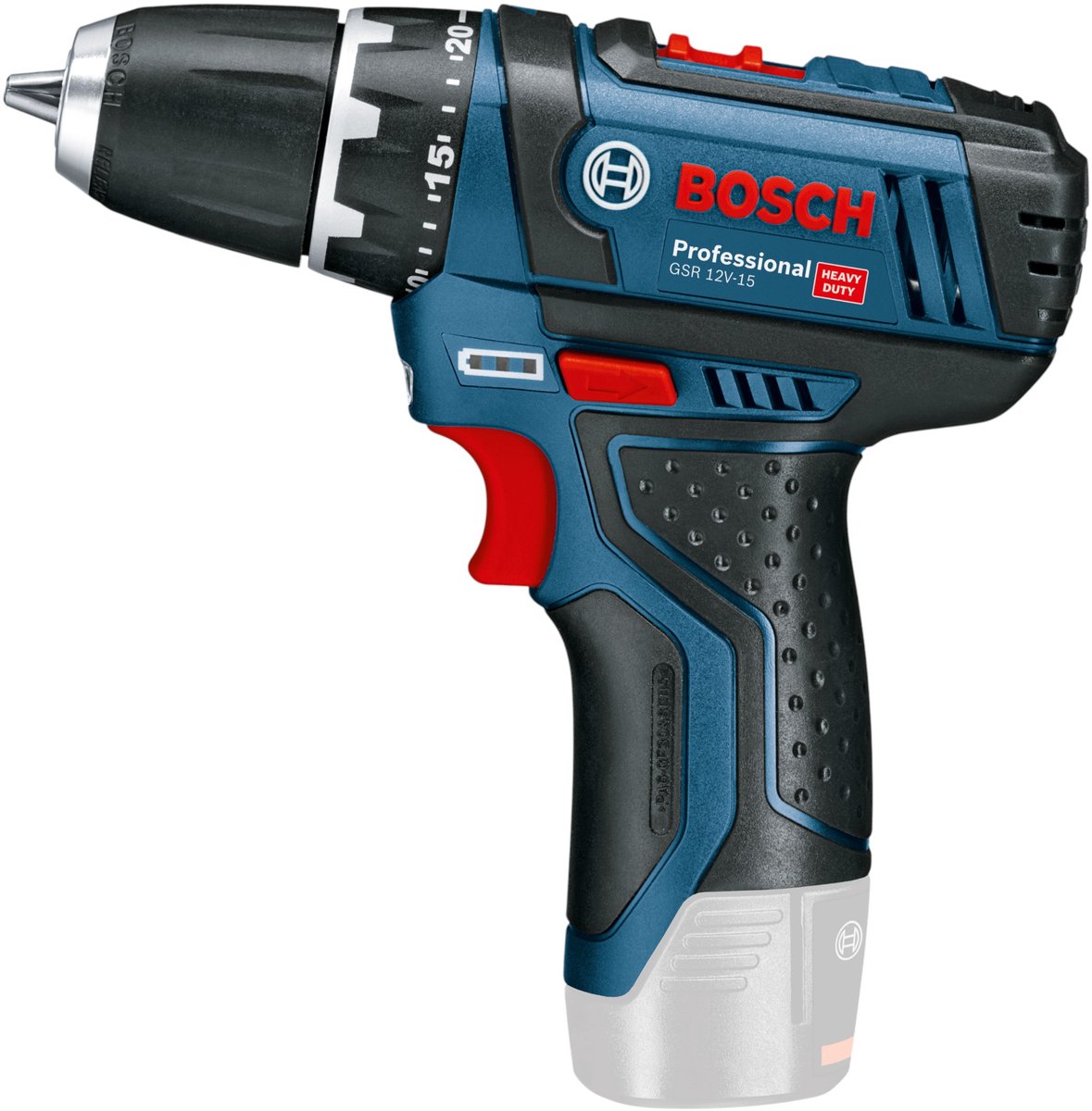 Bosch Professional GSR 12V-15 Accu Schroefboormachine 12V Basic Body - 0601868101 – foto 8