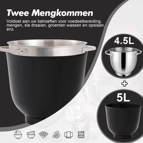 Keukenrobot - Keukenmachine - Keukenmixer - Bakken van Merkloos — afbeelding 5