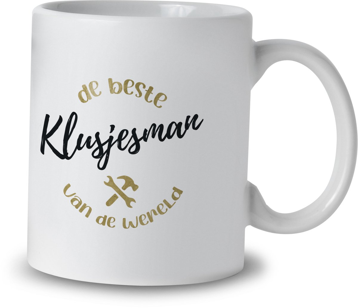 Mok – Klusjesman – Keramiek – 325 ml – Cadeau