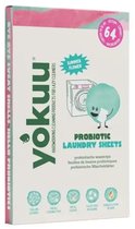 YOKUU Probiotische Wasstrips - 64 Wasbeurten - Zomerbloemen Geur - Reis Wasmiddel - Ultra Geconcentreerd en Voorgedoseerd - Ecologisch Wasproduct