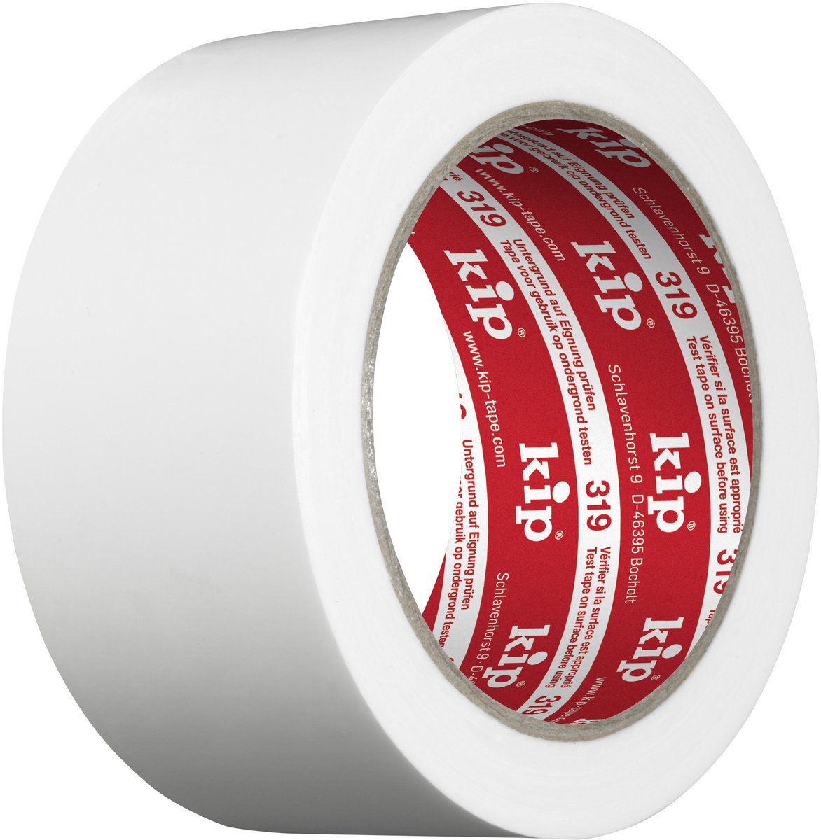 Kip - PE-Beschermband - Wit - 30mmx33m - Zeer elastische afplaktape voor stuc- en pleisterwerk binnen en buiten - Vormstabiel en ongevoelig voor water en zuren - Ideaal voor kunststof ondergronden - Temperatuurbestendig -40°C tot 60°C