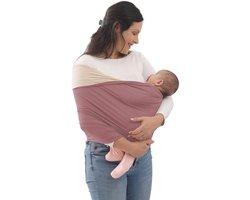 Babywikkeldoek, dubbelzijdig klevend dekentje, zachte en elastische draagdoek voor baby's en peuters, geschikt voor pasgeborenen en baby's met een gewicht tot 16 kg (35 pond).