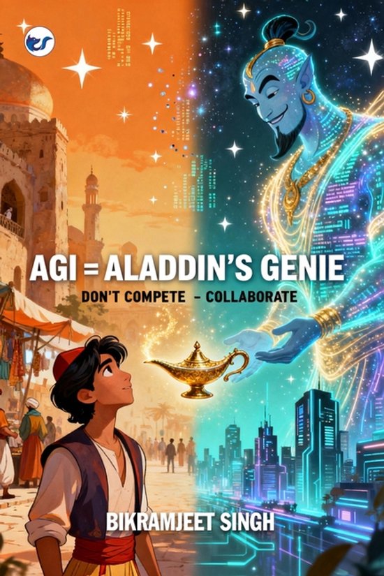 AGI = Aladdin's Genie, Don't Compete - COLLABORATE - cover
