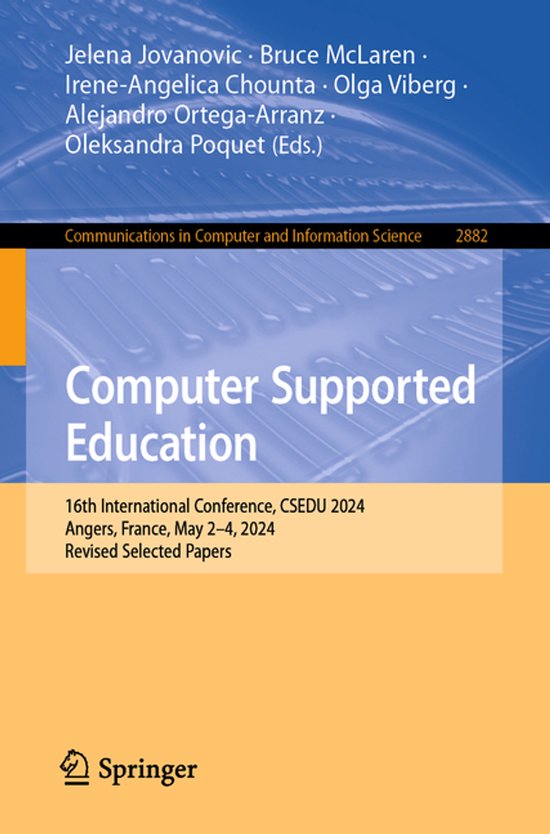 Communications in Computer and Information Science2882- Comp ... - cover